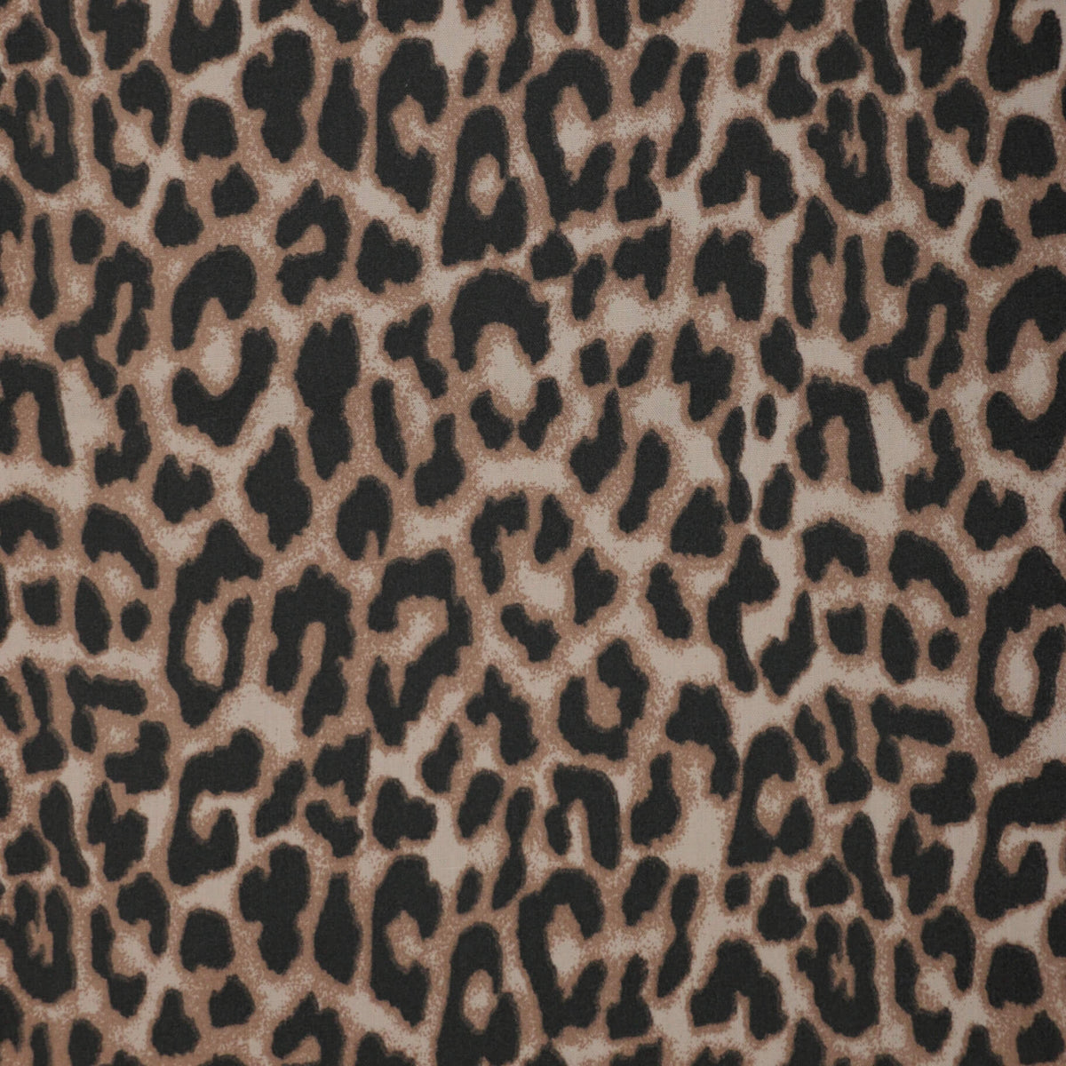 Classic Leopard Print Woven Polyester per/metre