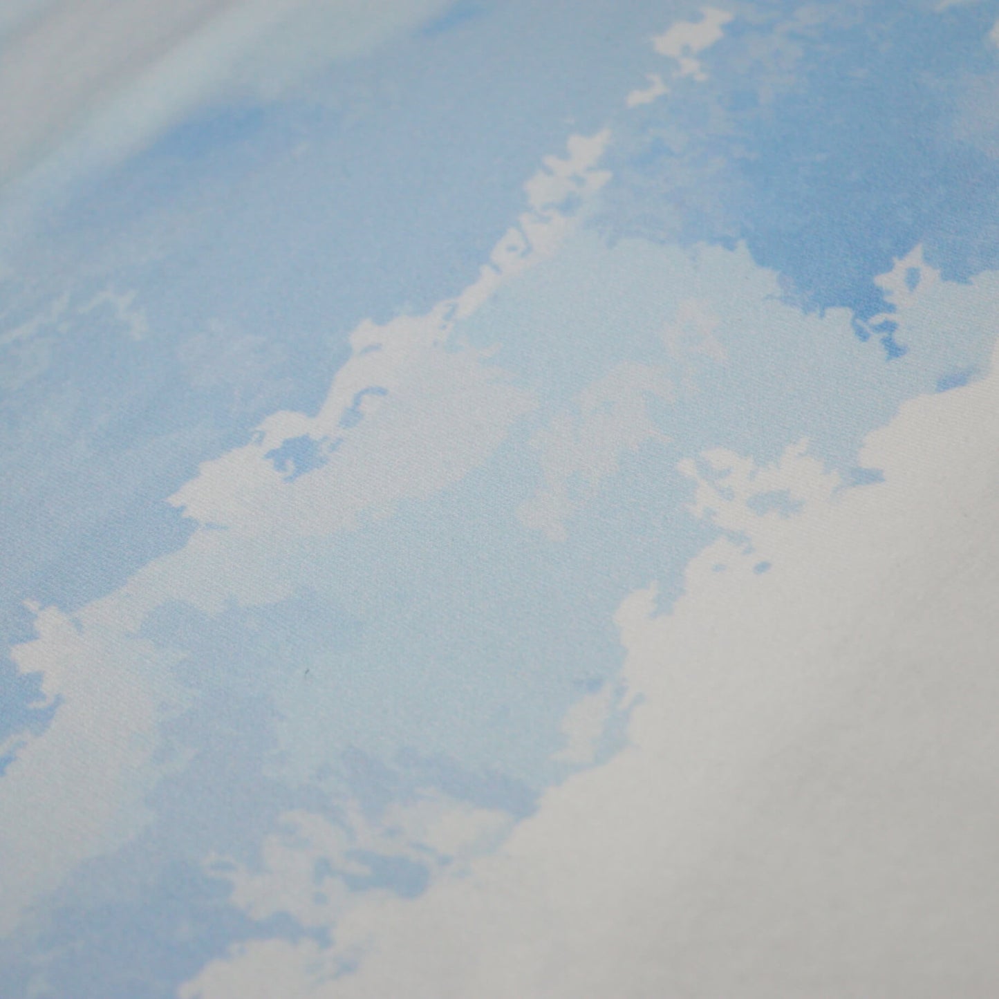 Cloud Print Loopback Sweatshirt per/metre