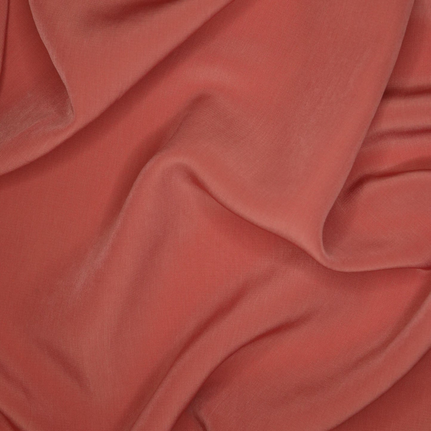 Coral Satin Acetate Rayon per/metre