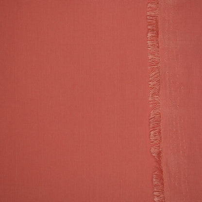 Coral Satin Acetate Rayon per/metre