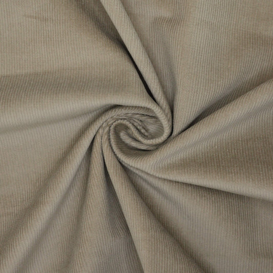 Cream Needle Corduroy per/metre