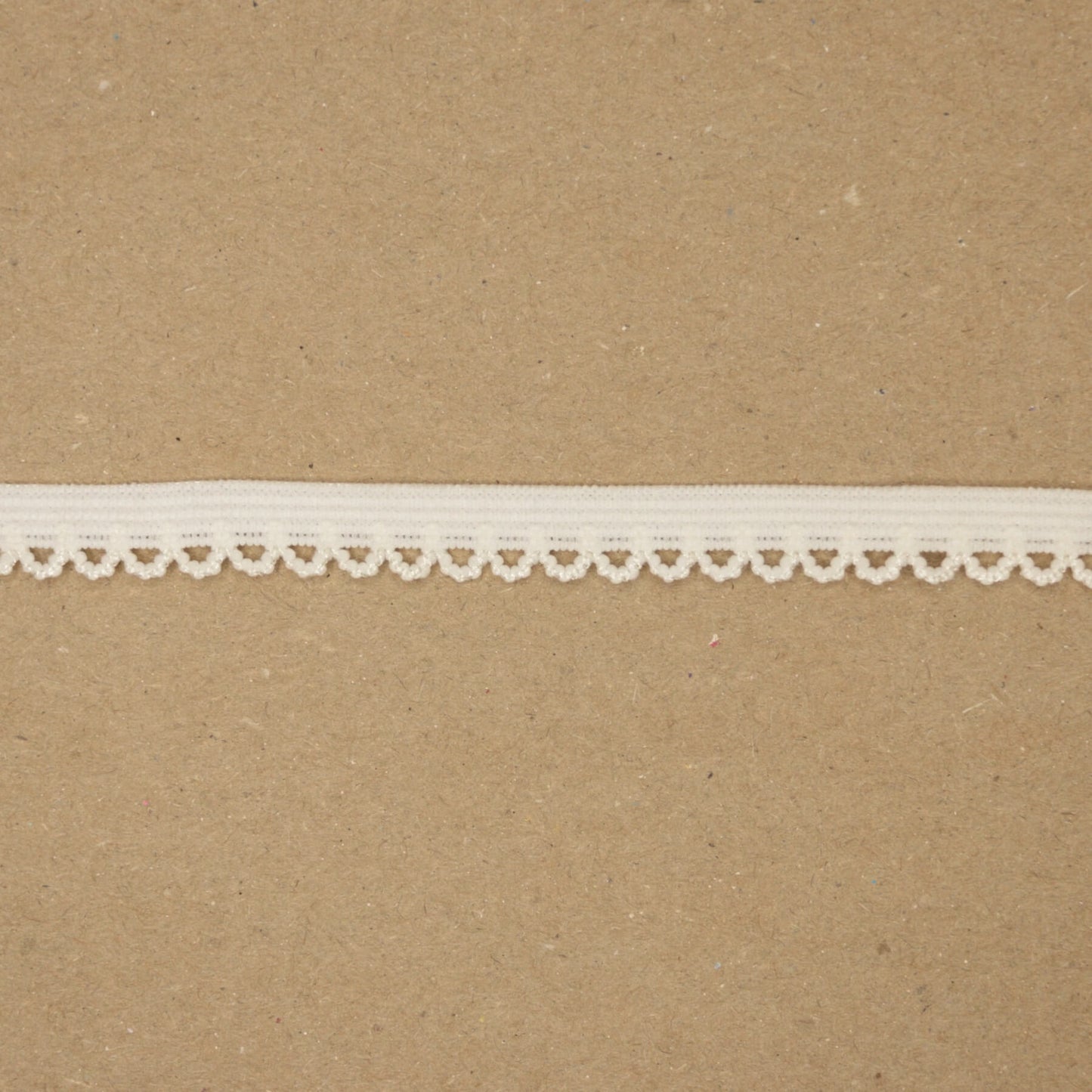 Cream Picot Elastic 10mm x 3m