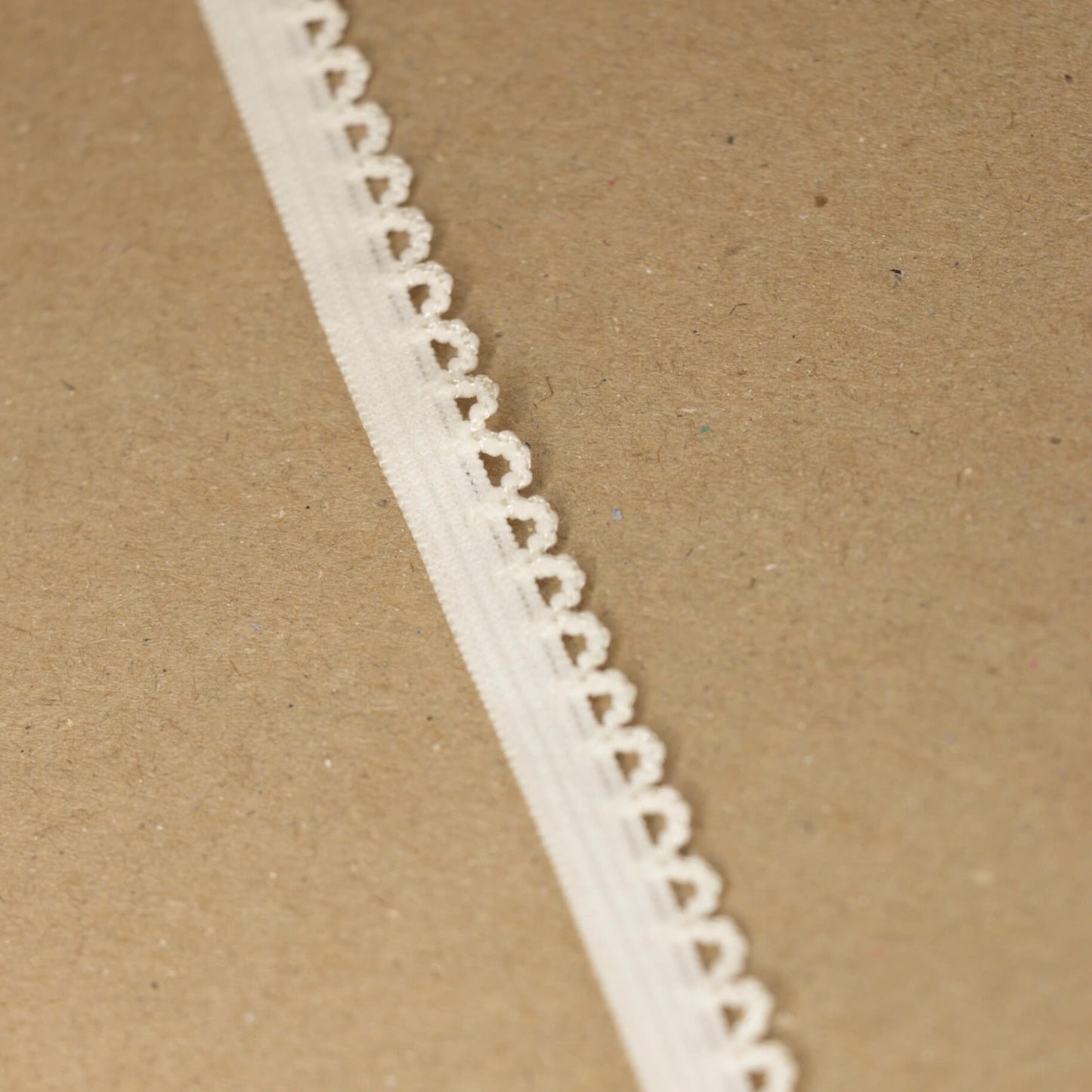 Cream Picot Elastic 10mm x 3m