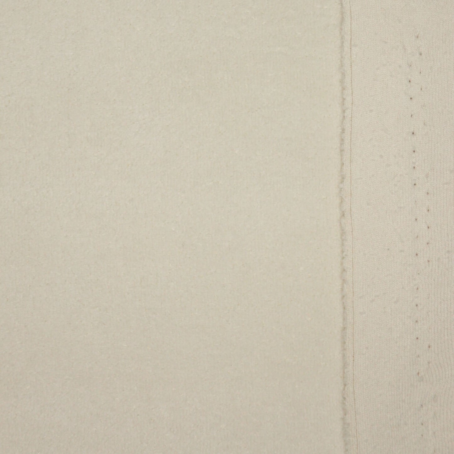 Cream Terry Velour per/metre