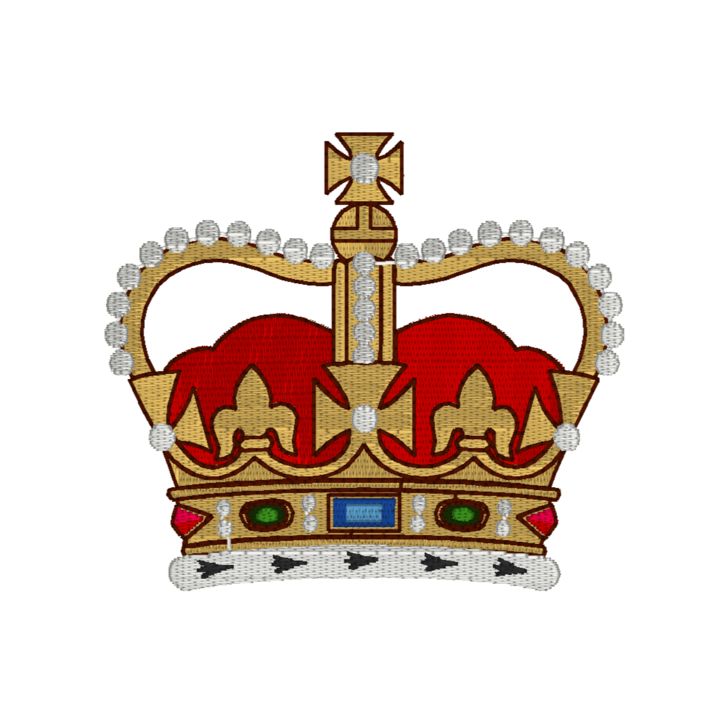 Crown Digital Embroidery File