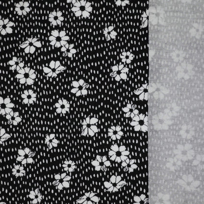 Daisy Drift Cotton Jersey per/metre