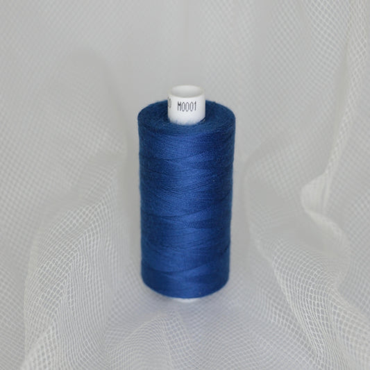 Deep Blue (M0001) 120s Spun-Polyester Moon Thread 1000yds
