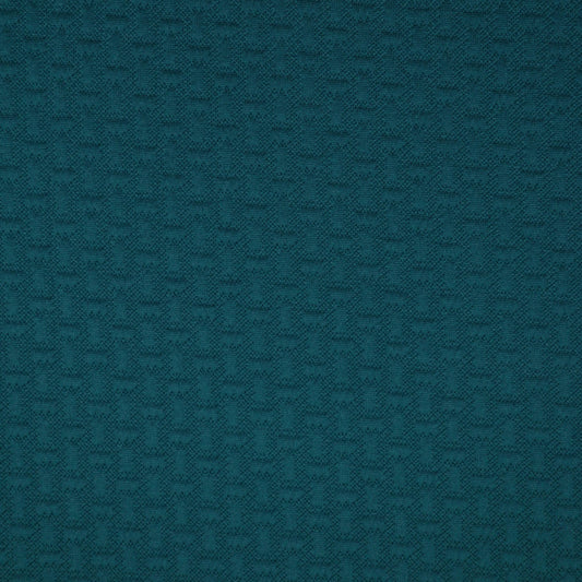 Deep Teal Jacquard Jersey per/metre