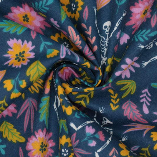 Denim Drop Dead Gorgeous Polycotton per/metre
