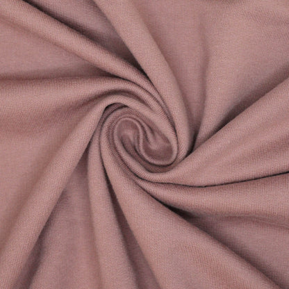 Dusky Pink Loopback Jersey per/metre