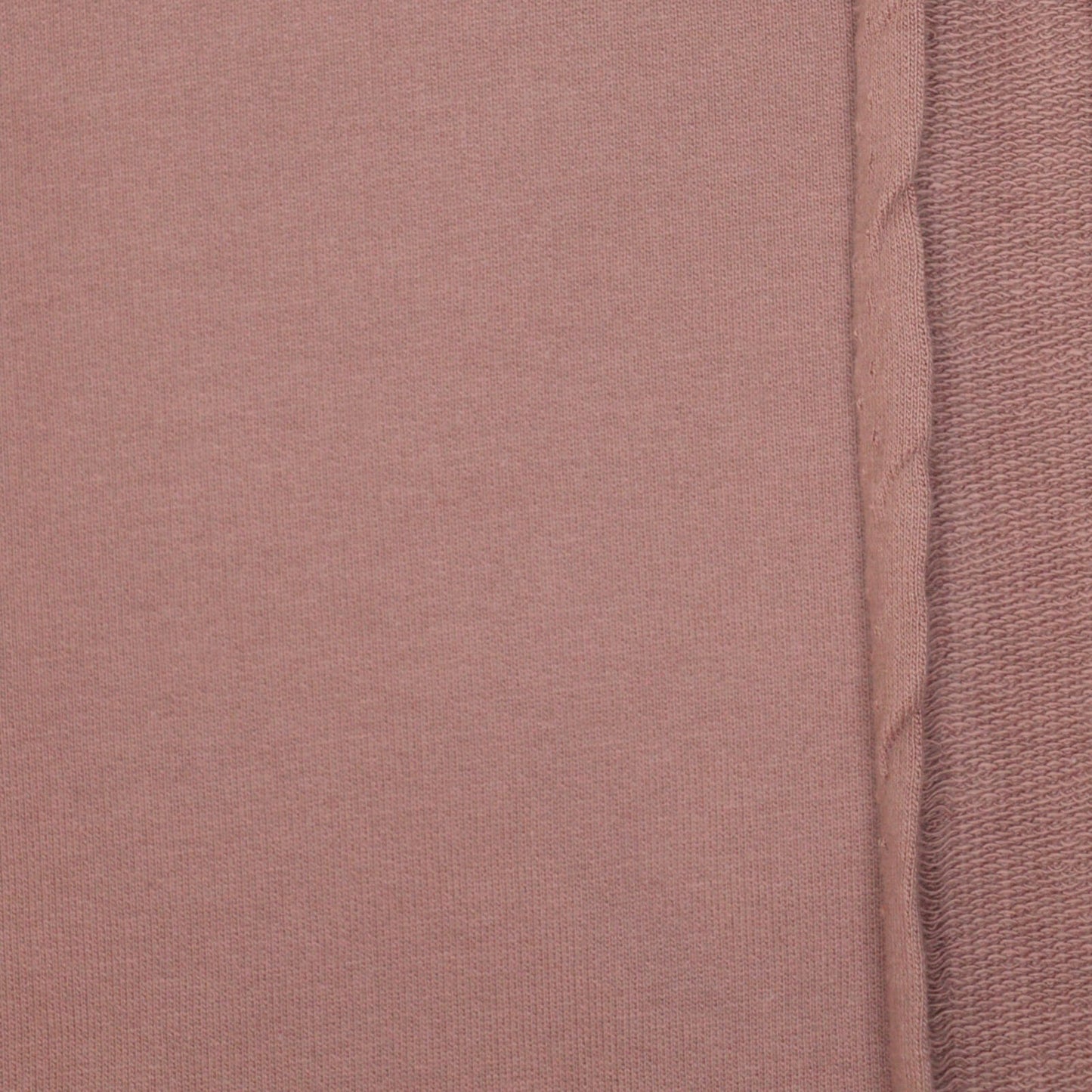 Dusky Pink Loopback Jersey per/metre