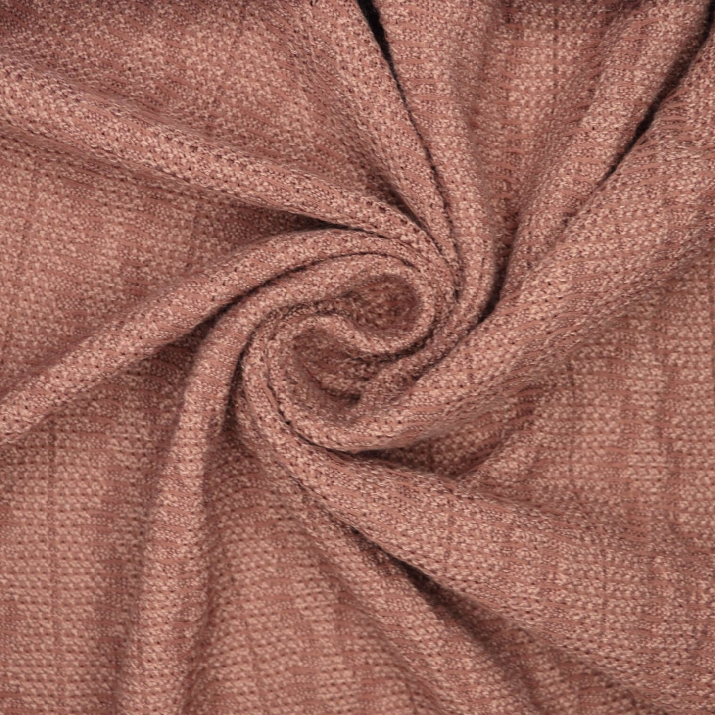 Dusky Pink Soft Stretch Cable Knit 1m