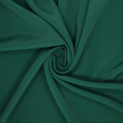 Forest Green Marocain Crepe per/metre