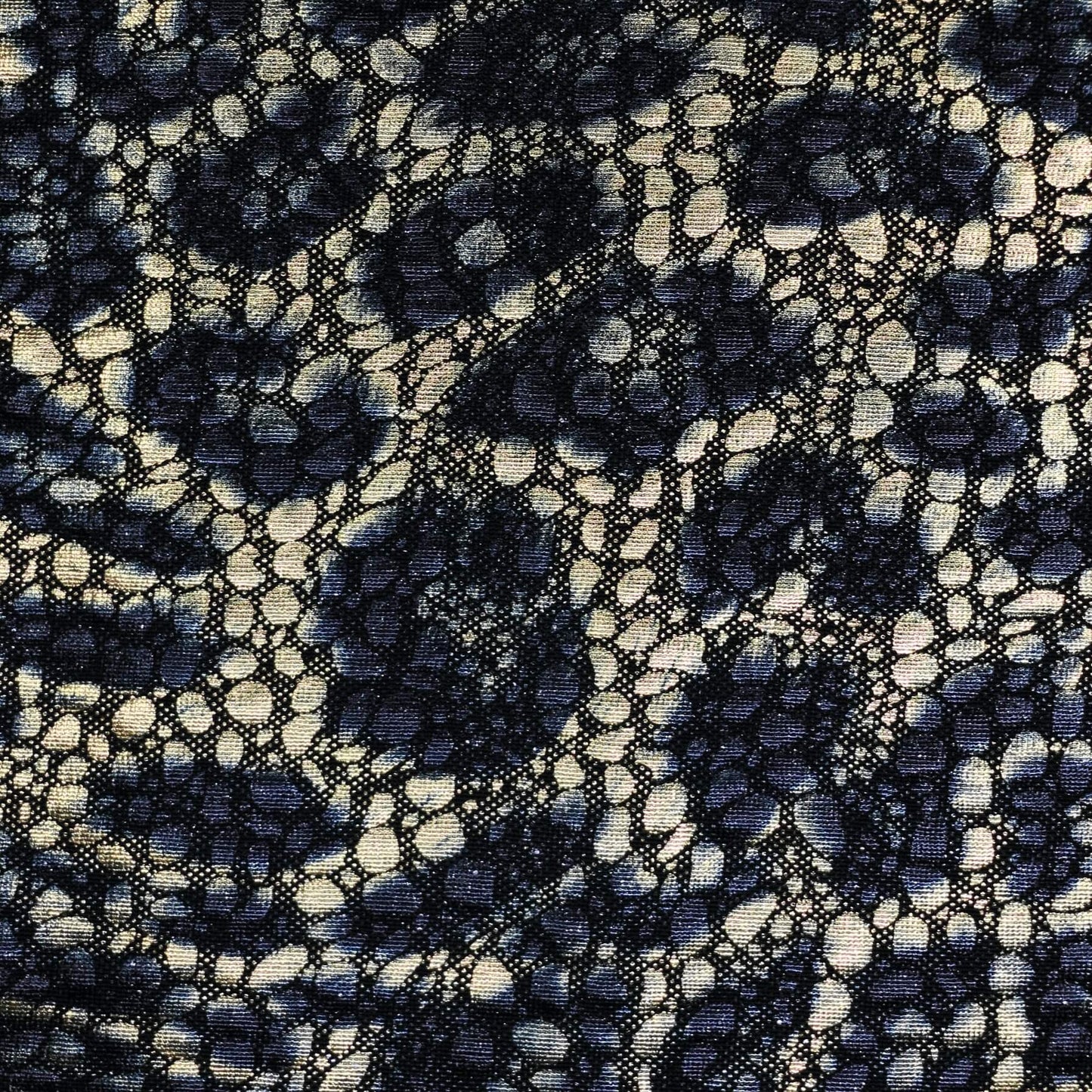 Gold Leopard/Croc Foil Lightweight Jersey per/metre