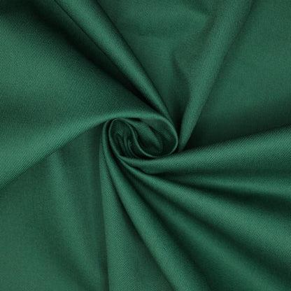 Green Cotton Blend Twill per/metre