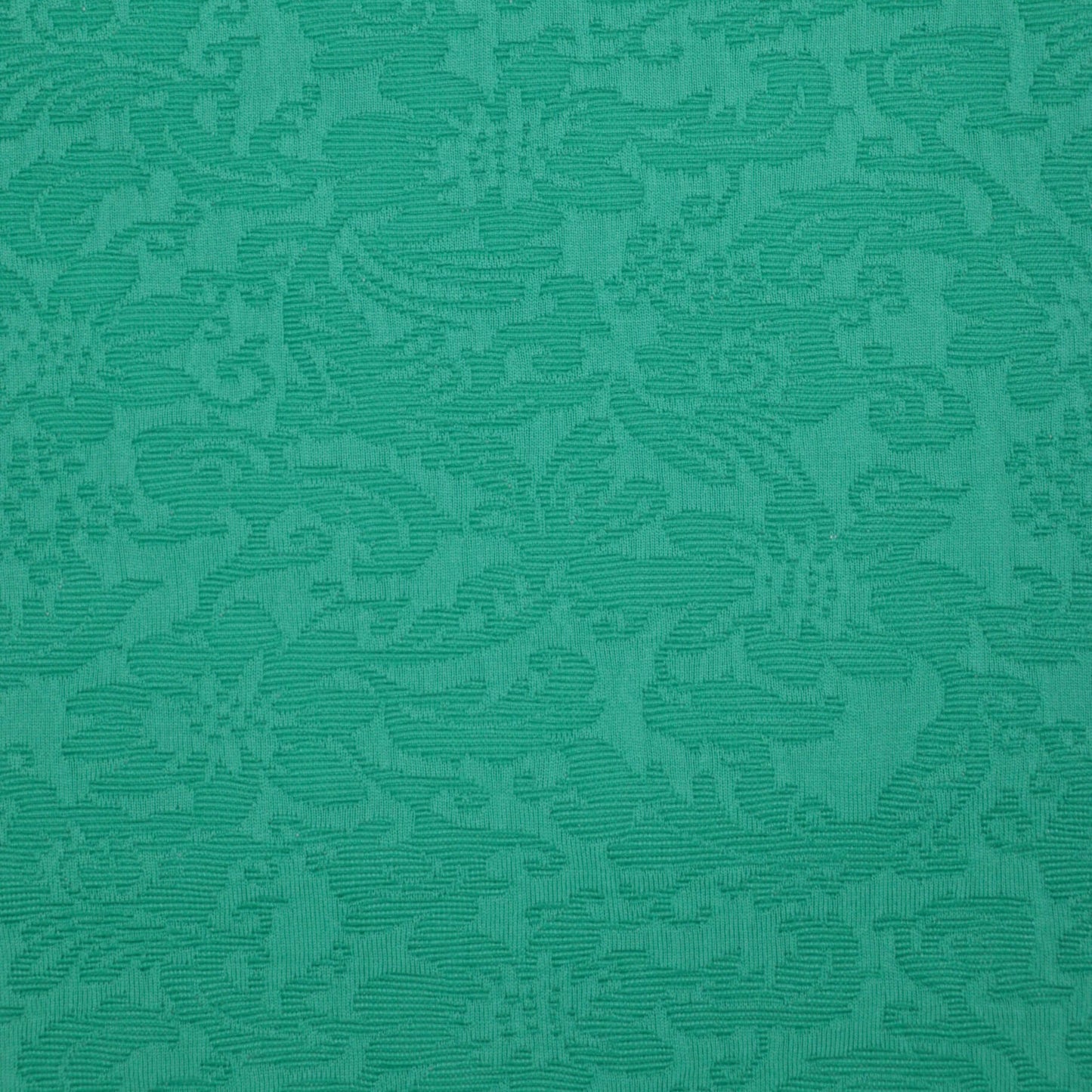 Green Floral Embossed Jacquard 1m
