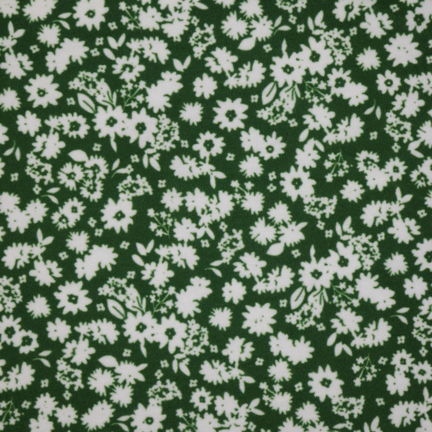Green Floral Jersey 1m