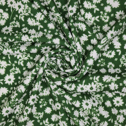 Green Floral Jersey 1m