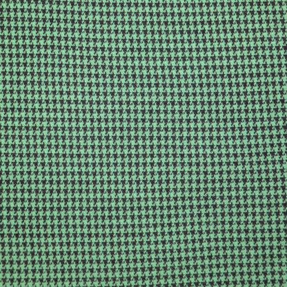 Green Houndstooth Jacquard Jersey 1m