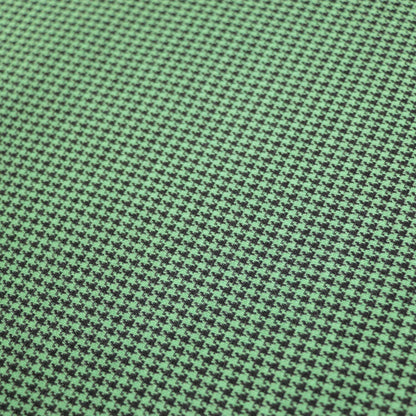 Green Houndstooth Jacquard Jersey 1m