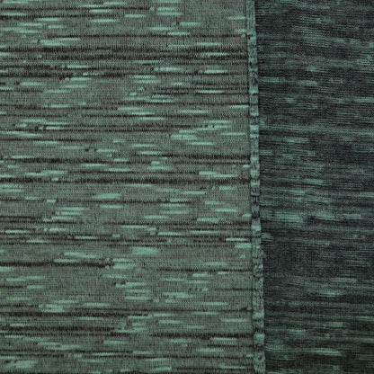 Green Marled Knit Jersey per/metre