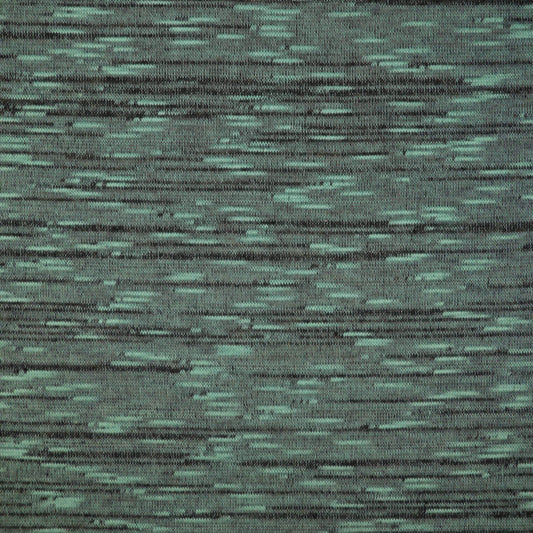 Green Marled Knit Jersey per/metre