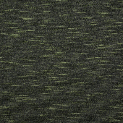 Green Melange Cotton Slub Knit Jersey 1m