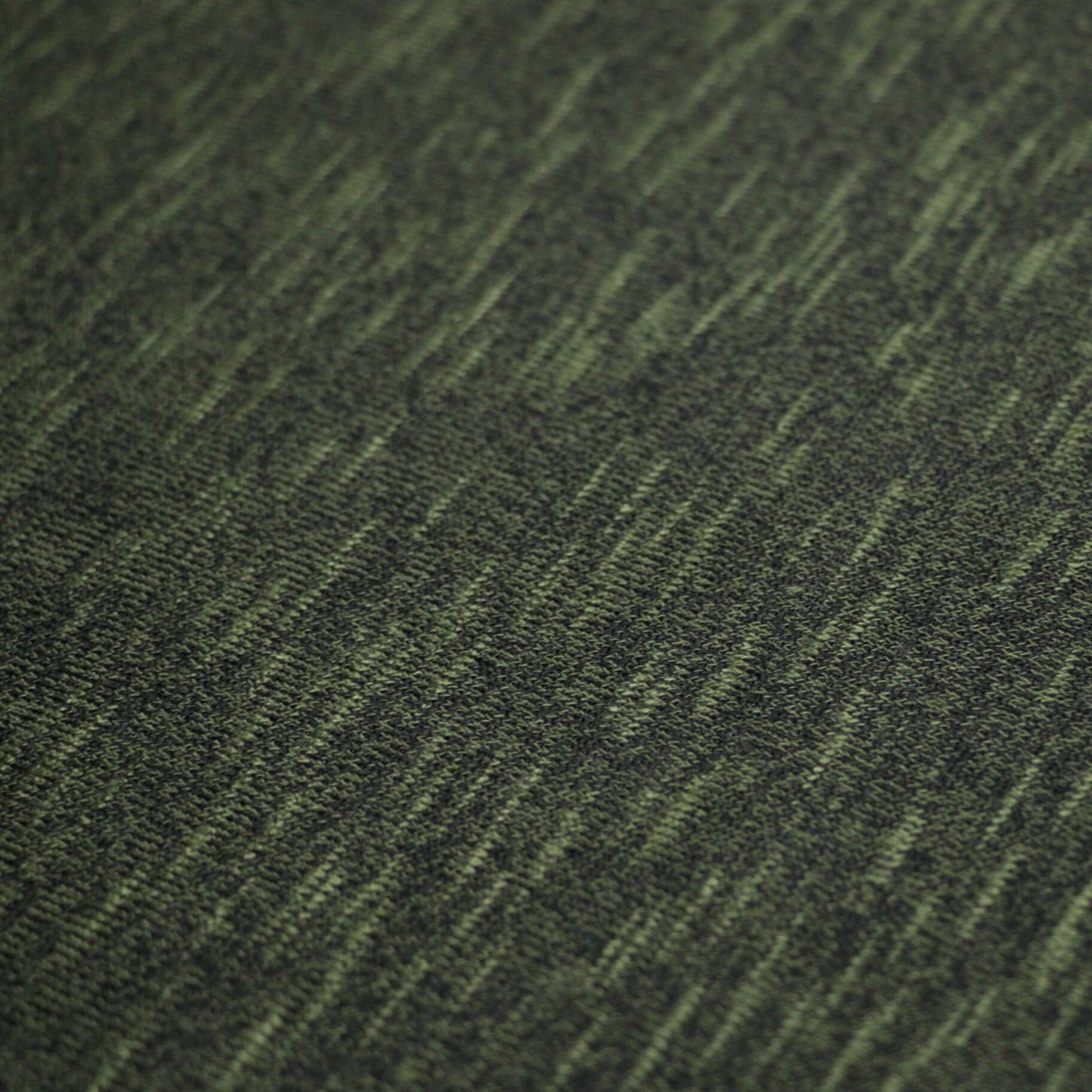Green Melange Cotton Slub Knit Jersey 1m
