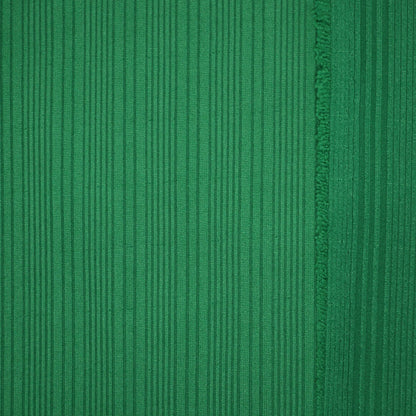 Green Variegated Ribbed Jersey 1m