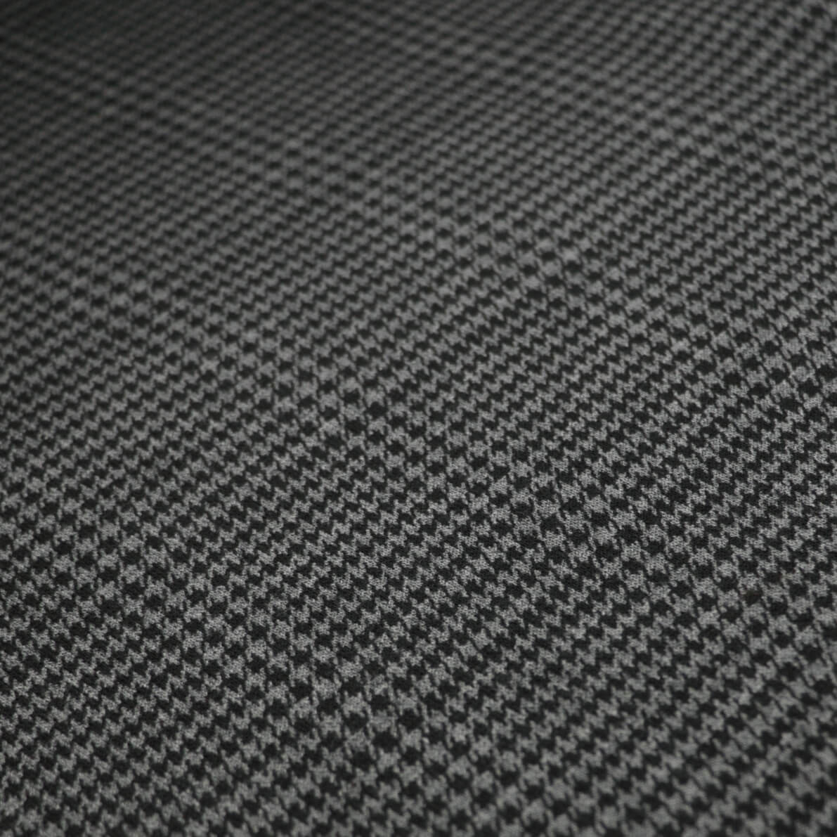 Black/Grey Houndstooth Check Ponte 1m