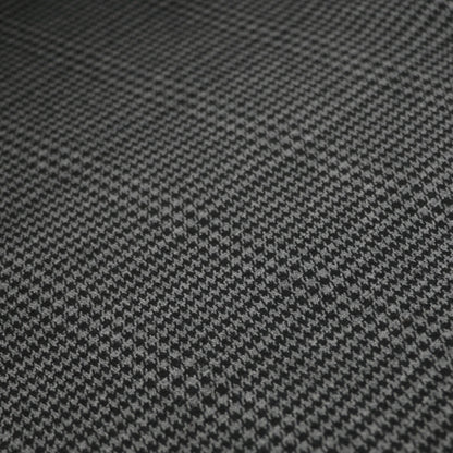 Black/Grey Houndstooth Check Ponte 1m