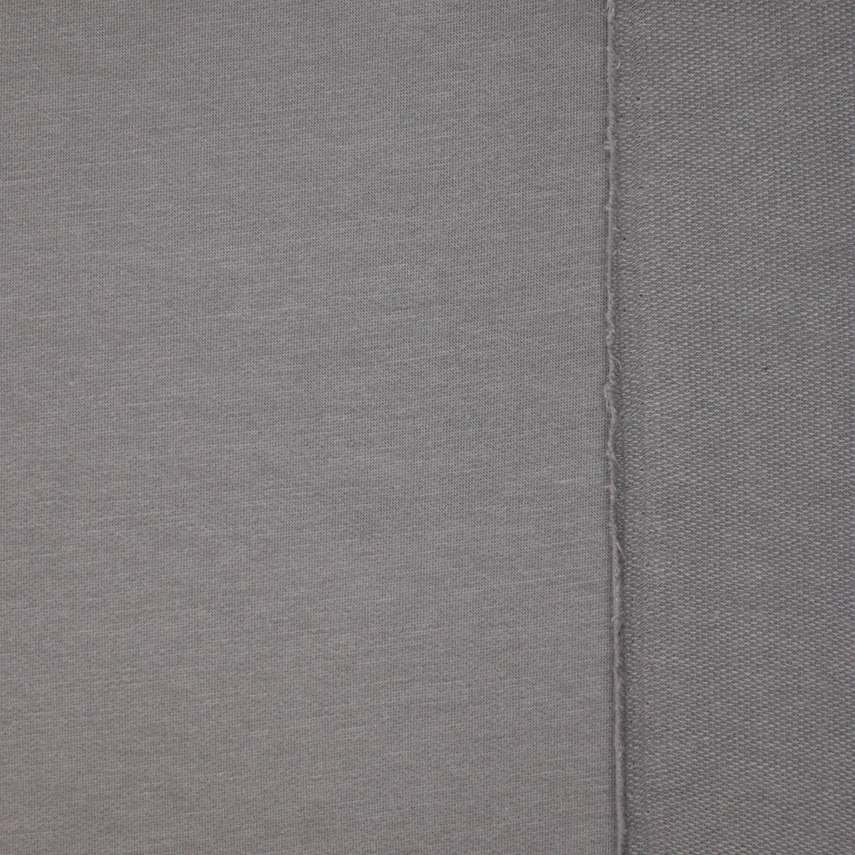 Grey Loopback Jersey per/metre