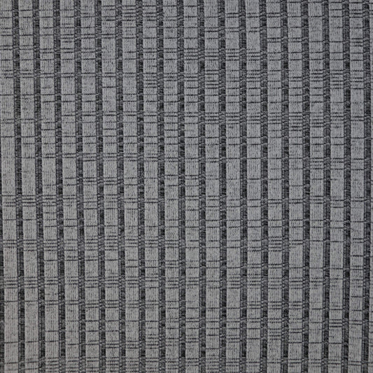 Grey Melange Ribbed Knit Jersey per/metre