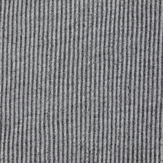 Grey Ribbed Knit Jersey 1m