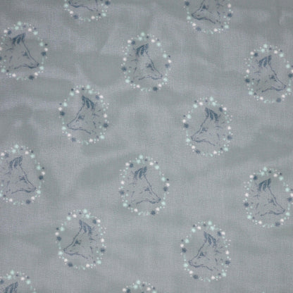Grey Wolves Chiffon 1m