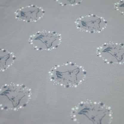 Grey Wolves Chiffon 1m