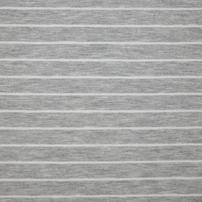 Grey & White Stripe Jersey 1m