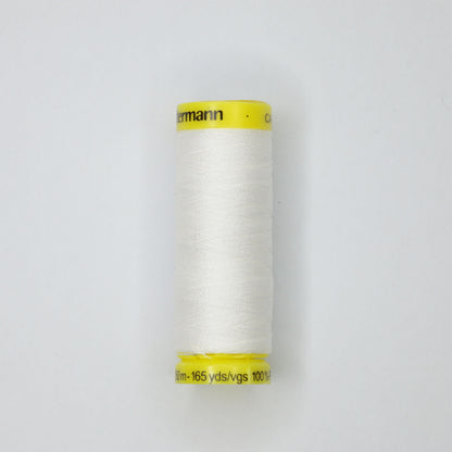Ivory White Gutermann Maraflex Stretch Thread (Col 111) 150m