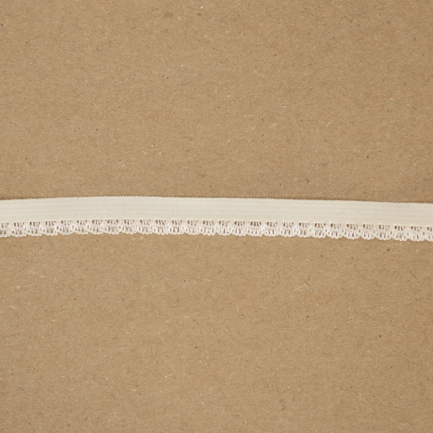 Ivory Shell Picot Elastic 10mm x 3m