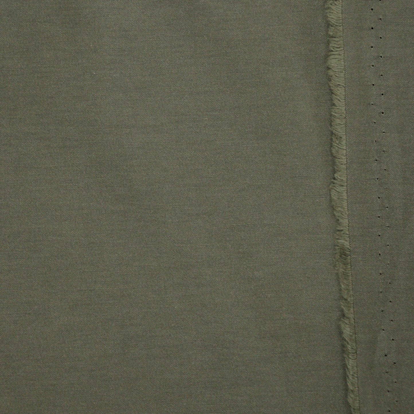 Khaki Green Poly Broadcloth 1m