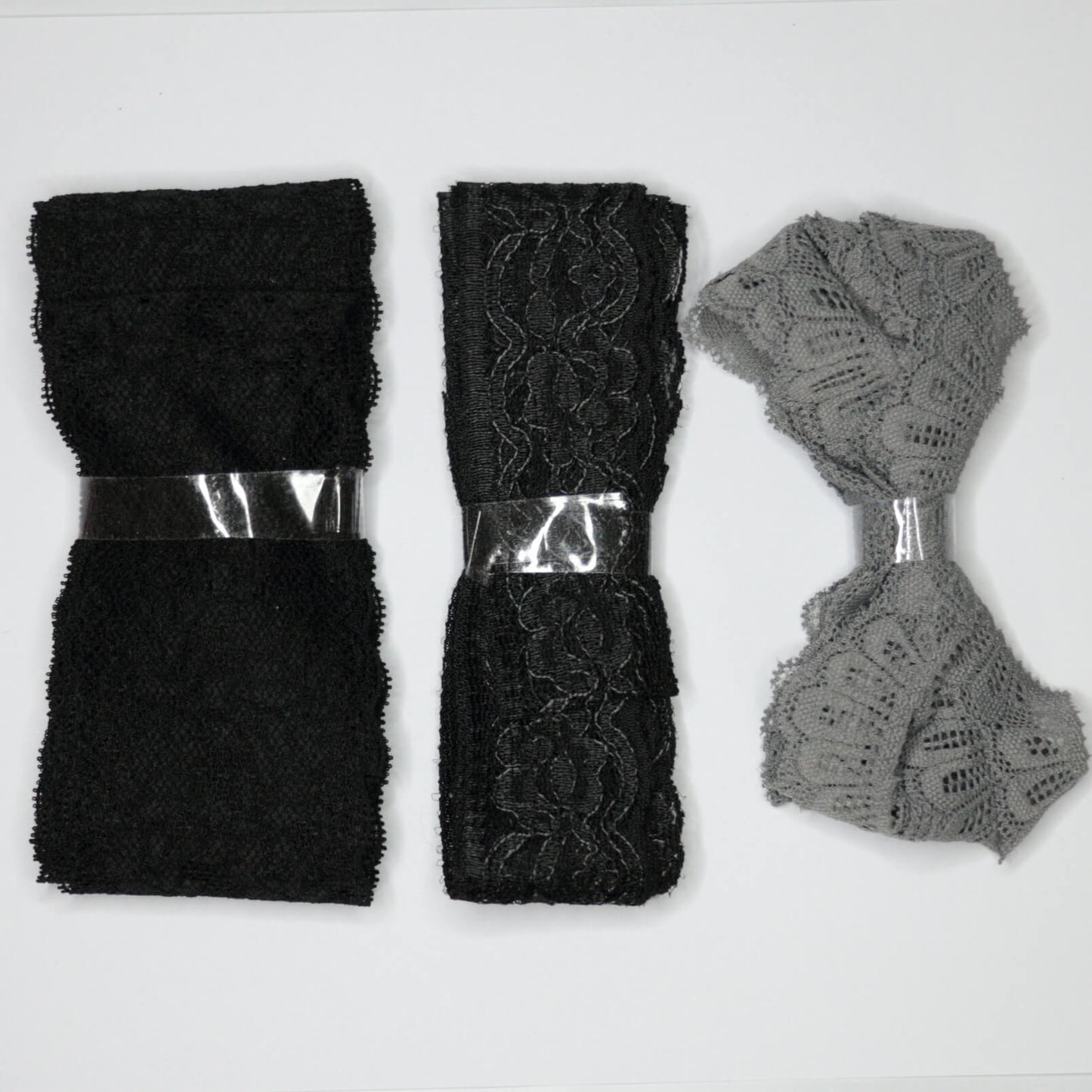 Assorted Lace Trim Stretch & Non-Stretch Mix Bundle 30m