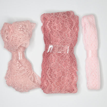 Assorted Lace Trim Stretch & Non-Stretch Mix Bundle 30m
