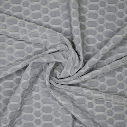Light Grey Honeycomb Jersey 1m