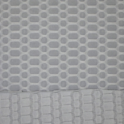 Light Grey Honeycomb Jersey 1m