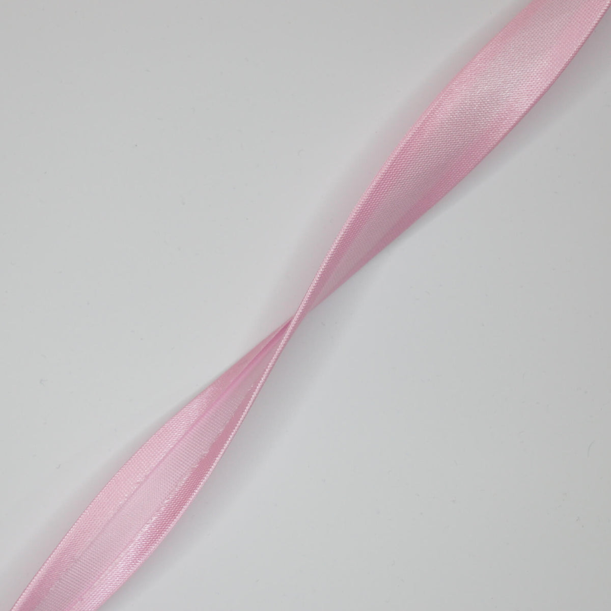 Light Pink Satin Folded Bias-Binding per/metre