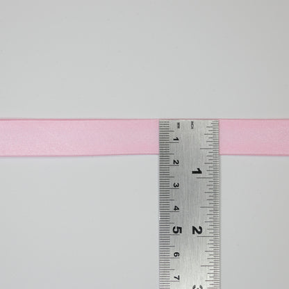Light Pink Satin Folded Bias-Binding per/metre