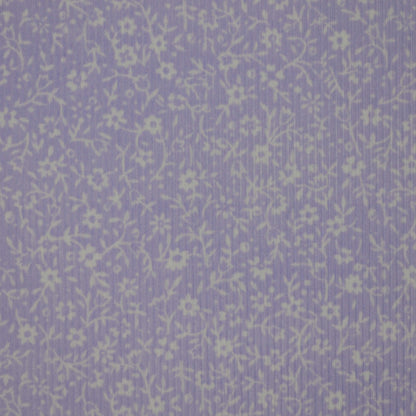 Lilac Ditsy Ribbed Jersey 1m
