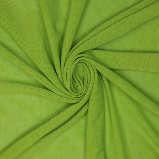 Lime Green Mesh per/metre