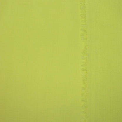 Lime Green Woven Linen-Look per/metre