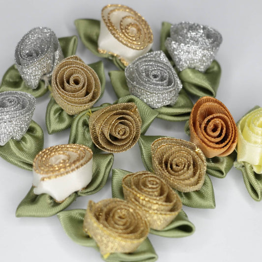 Little Ribbon Roses 12pk